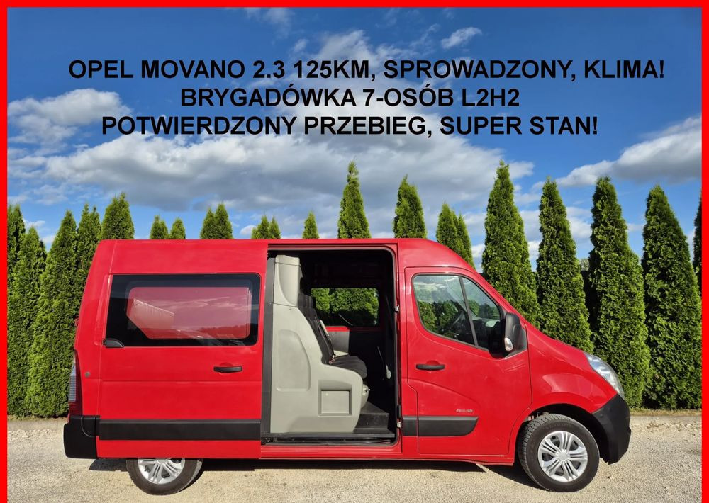 Opel Movano 2.3 125KM L2H2 Dubel Kabina - الشاحنات الصغيرة كابينة مزدوجة: صور 2 Opel Movano 2.3 125KM L2H2 Dubel Kabina - الشاحنات الصغيرة كابينة مزدوجة: صور 2