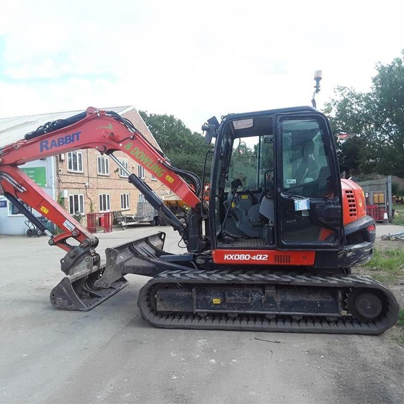 Kubota KX080-4a2 - حفارة مصغرة: صور 2 Kubota KX080-4a2 - حفارة مصغرة: صور 2