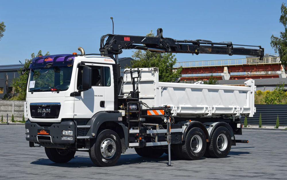 MAN TGS 33.360 / 6x4 / HDS HIAB 122 E-2 HIDUO / STEROWANIE RADIOWE / WYWROTKA / HYDROBURTA / AUTOMAT / KLIMA / TEMPOMAT / KAMERA COFANIA / SPROWADZONY - قلابات: صور 1 MAN TGS 33.360 / 6x4 / HDS HIAB 122 E-2 HIDUO / STEROWANIE RADIOWE / WYWROTKA / HYDROBURTA / AUTOMAT / KLIMA / TEMPOMAT / KAMERA COFANIA / SPROWADZONY - قلابات: صور 1