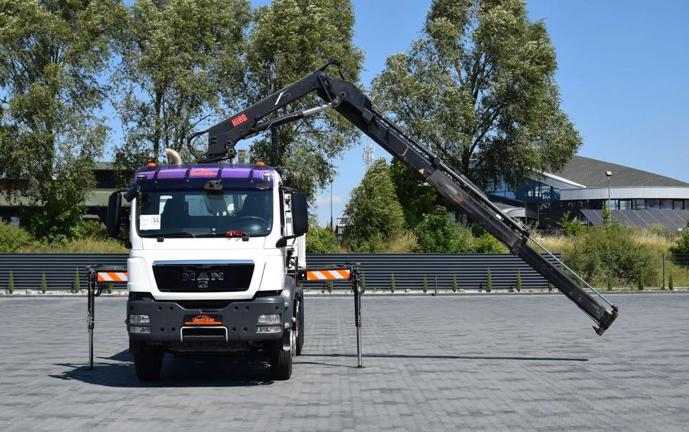 MAN TGS 33.360 / 6x4 / HDS HIAB 122 E-2 HIDUO / STEROWANIE RADIOWE / WYWROTKA / HYDROBURTA / AUTOMAT / KLIMA / TEMPOMAT / KAMERA COFANIA / SPROWADZONY - قلابات, شاحنة كرين: صور 2 MAN TGS 33.360 / 6x4 / HDS HIAB 122 E-2 HIDUO / STEROWANIE RADIOWE / WYWROTKA / HYDROBURTA / AUTOMAT / KLIMA / TEMPOMAT / KAMERA COFANIA / SPROWADZONY - قلابات, شاحنة كرين: صور 2