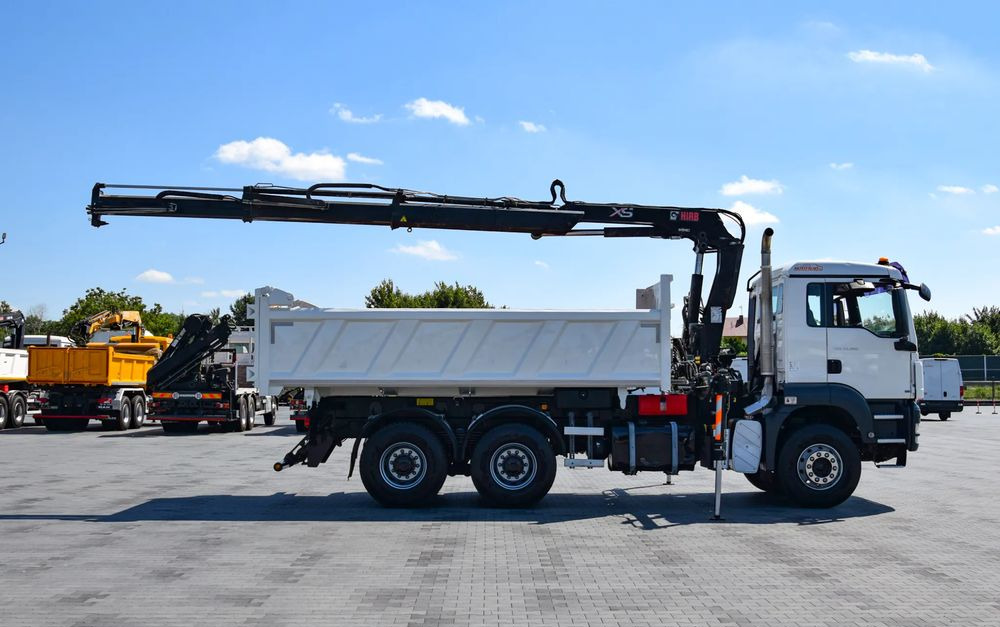 MAN TGS 33.360 / 6x4 / HDS HIAB 122 E-2 HIDUO / STEROWANIE RADIOWE / WYWROTKA / HYDROBURTA / AUTOMAT / KLIMA / TEMPOMAT / KAMERA COFANIA / SPROWADZONY - قلابات, شاحنة كرين: صور 4 MAN TGS 33.360 / 6x4 / HDS HIAB 122 E-2 HIDUO / STEROWANIE RADIOWE / WYWROTKA / HYDROBURTA / AUTOMAT / KLIMA / TEMPOMAT / KAMERA COFANIA / SPROWADZONY - قلابات, شاحنة كرين: صور 4