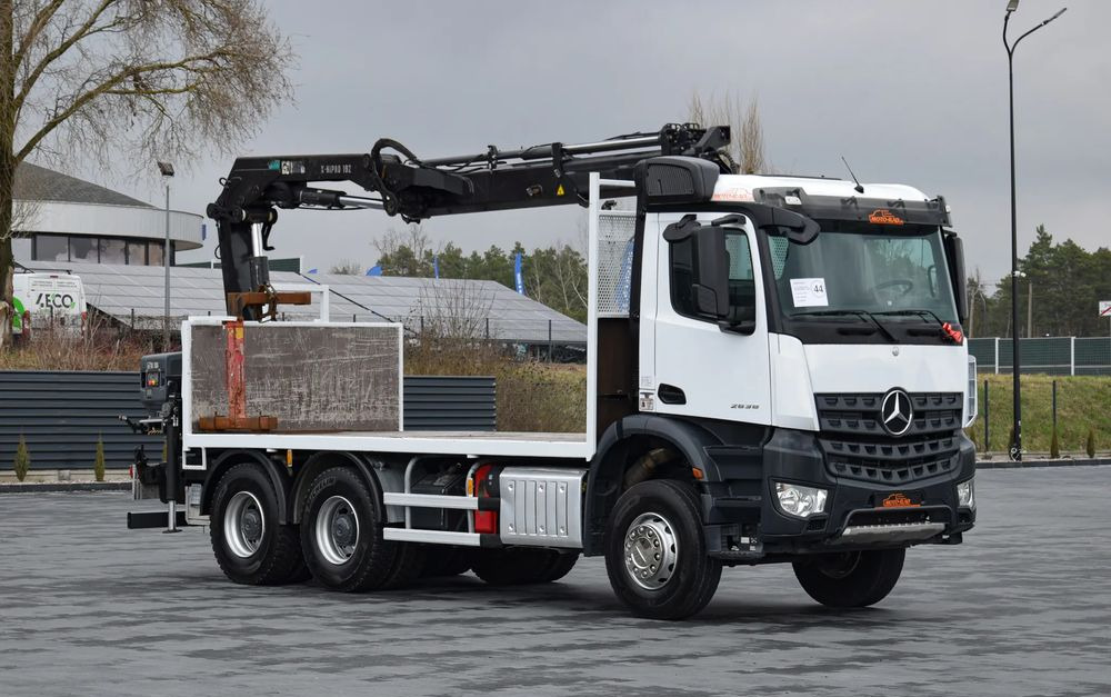 Mercedes-Benz AROCS 2636 / 6x4 / HIAB X-HIPRO 192 E-3 / WYSUW x3 / ROTATOR / STEROWANIE RADIOWE / UDT / PODPORY HYDRAULICZNE / AUTOMAT / KAMERA COFANIA / NISKI PRZEBIEG / SPROWADZONY - شاحنات مسطحة, شاحنة كرين: صور 3 Mercedes-Benz AROCS 2636 / 6x4 / HIAB X-HIPRO 192 E-3 / WYSUW x3 / ROTATOR / STEROWANIE RADIOWE / UDT / PODPORY HYDRAULICZNE / AUTOMAT / KAMERA COFANIA / NISKI PRZEBIEG / SPROWADZONY - شاحنات مسطحة, شاحنة كرين: صور 3