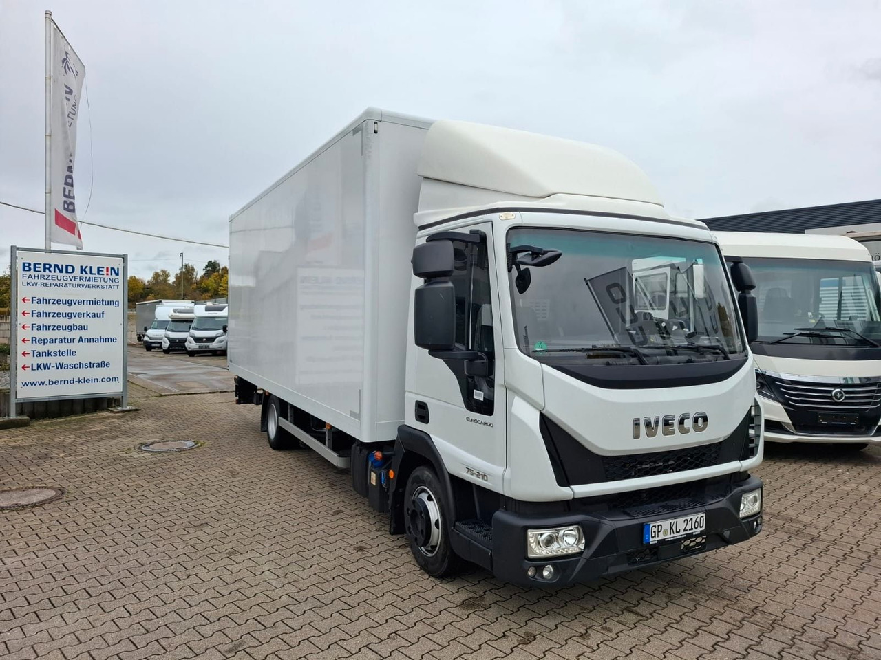 بصندوق مغلق شاحنة Iveco ML75-210P,LBW,Klima,Automatik,Spoiler,: صور 1