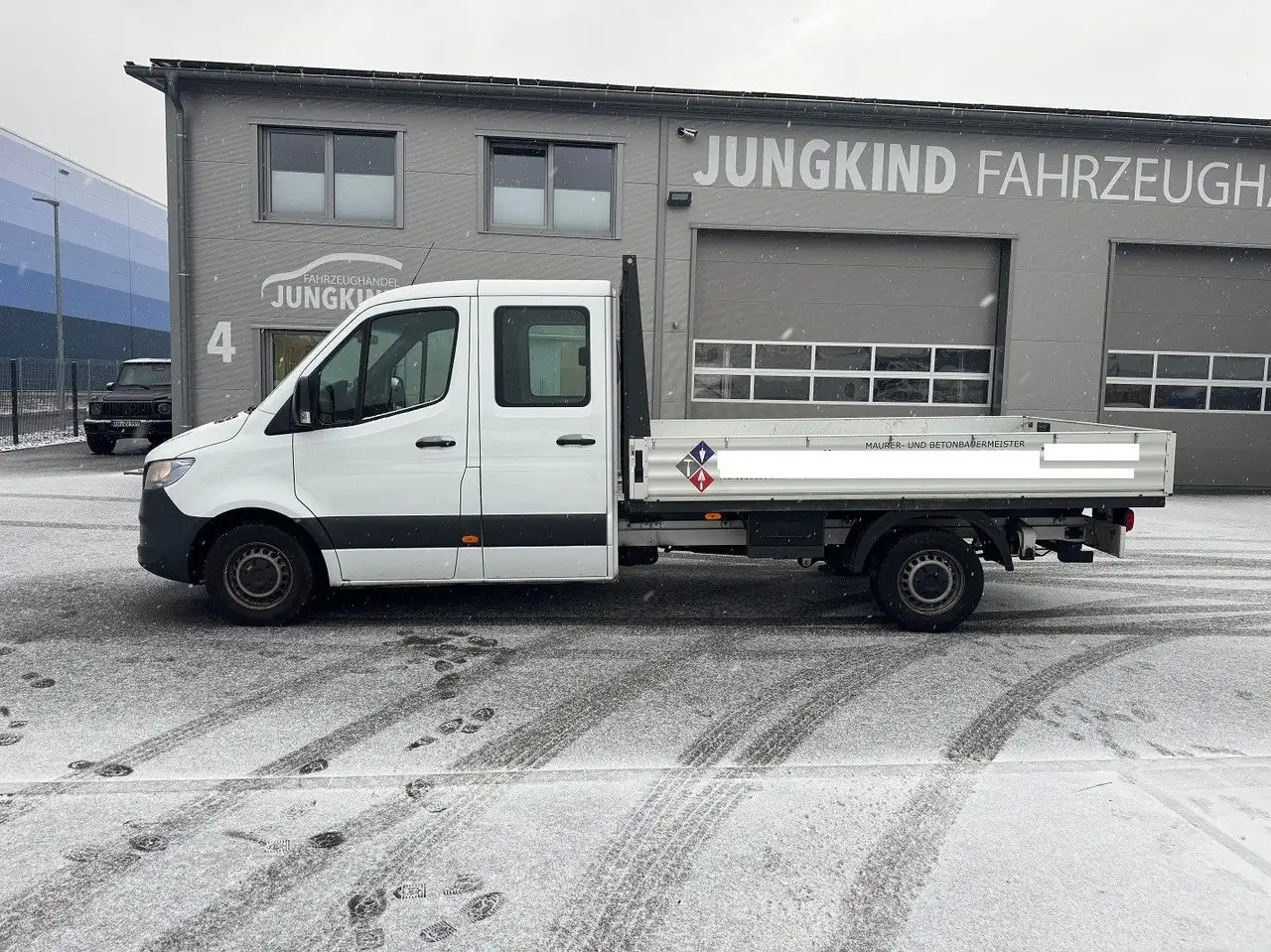 Mercedes-Benz Sprinter 317 CDI Maxi Lang DoKa Pritsche AHK 3,5 - الشاحنات الصغيرة المسطحة, الشاحنات الصغيرة كابينة مزدوجة: صور 1 Mercedes-Benz Sprinter 317 CDI Maxi Lang DoKa Pritsche AHK 3,5 - الشاحنات الصغيرة المسطحة, الشاحنات الصغيرة كابينة مزدوجة: صور 1