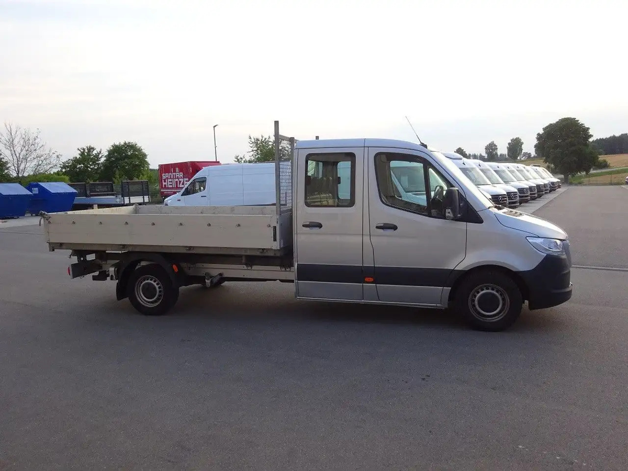 Mercedes-Benz Sprinter 319 CDI DoKa Maxi Kipper AHK 2,8t - الشاحنات الصغيرة المسطحة, الشاحنات الصغيرة كابينة مزدوجة: صور 2 Mercedes-Benz Sprinter 319 CDI DoKa Maxi Kipper AHK 2,8t - الشاحنات الصغيرة المسطحة, الشاحنات الصغيرة كابينة مزدوجة: صور 2