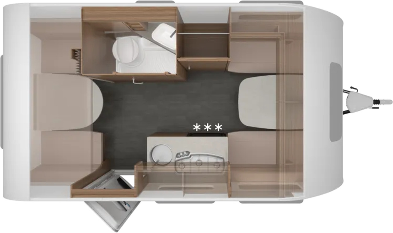 Wohnwagen Knaus Sport 400 LK - كرفان سحب: صور 2 Wohnwagen Knaus Sport 400 LK - كرفان سحب: صور 2