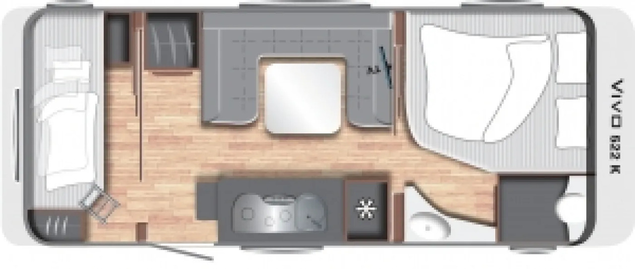 Wohnwagen LMC Vivo 522 K - كرفان سحب: صور 2 Wohnwagen LMC Vivo 522 K - كرفان سحب: صور 2