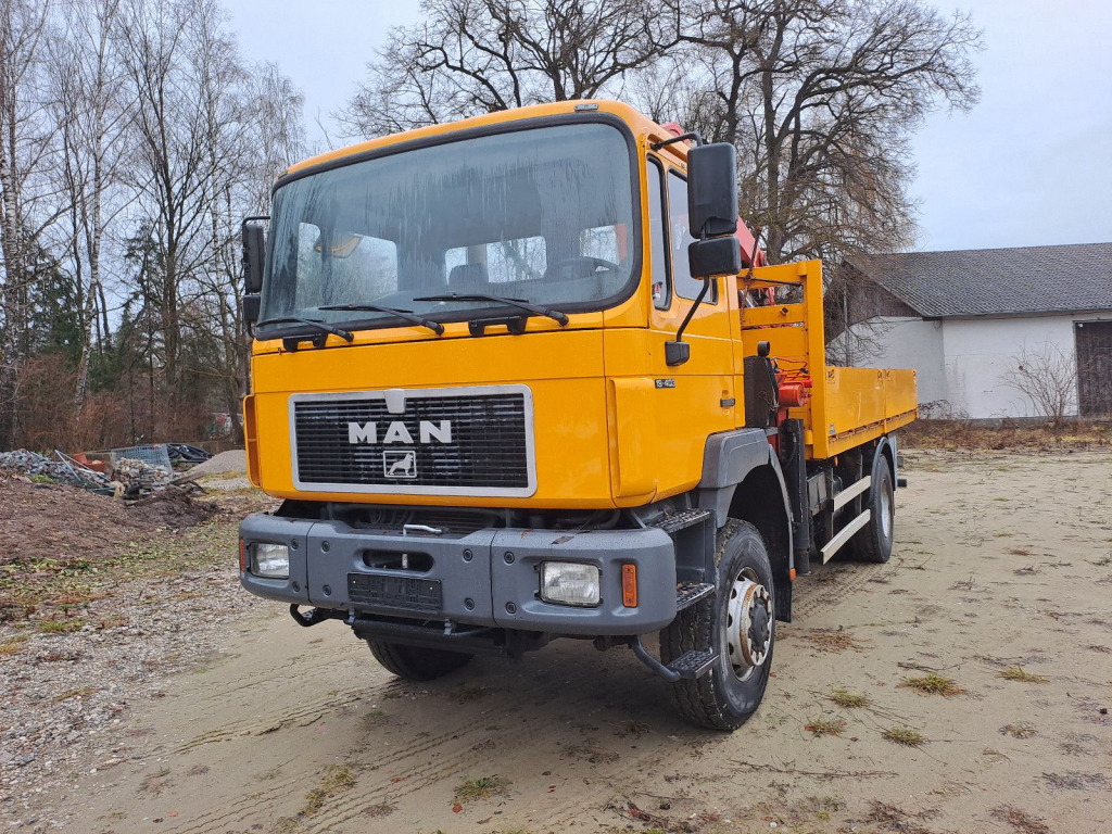 MAN 19.403 Pritsche 4x4 mit Palfingerkran PK 21000 mit Funk - Fernbedienung - شاحنة كرين: صور 5 MAN 19.403 Pritsche 4x4 mit Palfingerkran PK 21000 mit Funk - Fernbedienung - شاحنة كرين: صور 5