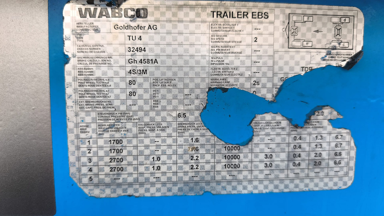 GOLDHOFER, 2010 god. - عربة مسطحة منخفضة مقطورة: صور 5 GOLDHOFER, 2010 god. - عربة مسطحة منخفضة مقطورة: صور 5