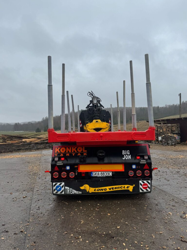 NACZEPA Z DŹWIGIEM DO DREWNA - نصف مقطورة اخشاب: صور 2 NACZEPA Z DŹWIGIEM DO DREWNA - نصف مقطورة اخشاب: صور 2