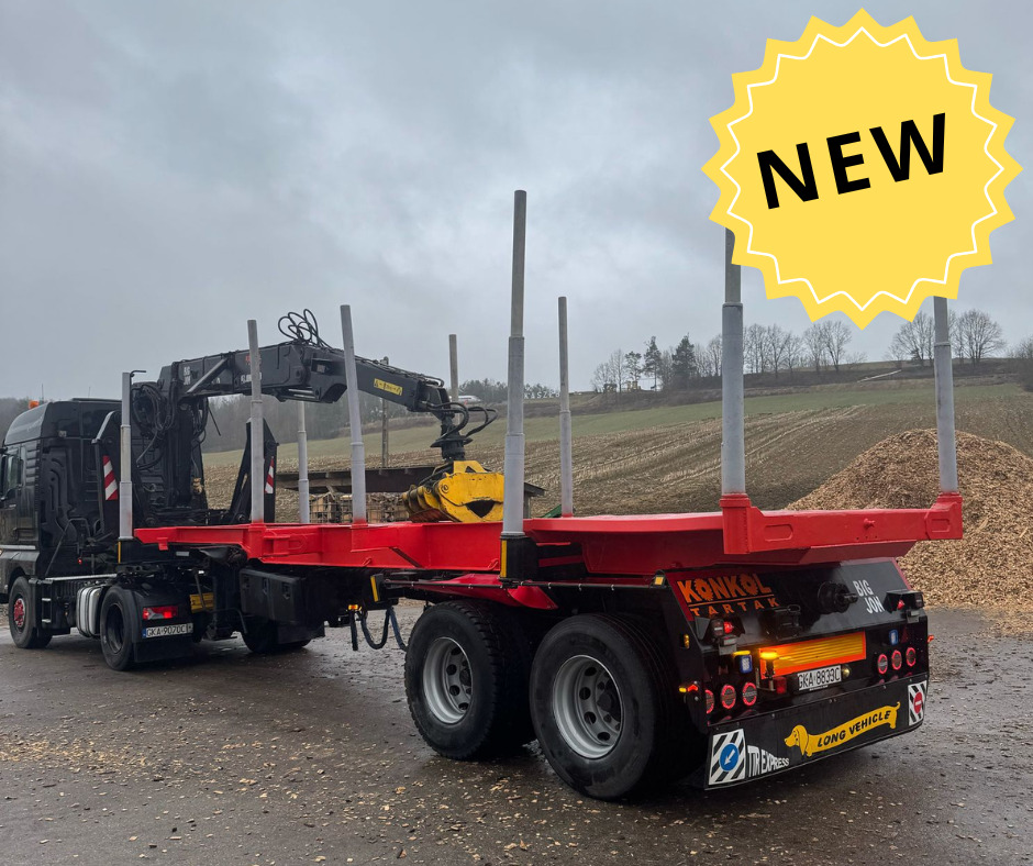 NACZEPA Z DŹWIGIEM DO DREWNA - نصف مقطورة اخشاب: صور 4 NACZEPA Z DŹWIGIEM DO DREWNA - نصف مقطورة اخشاب: صور 4