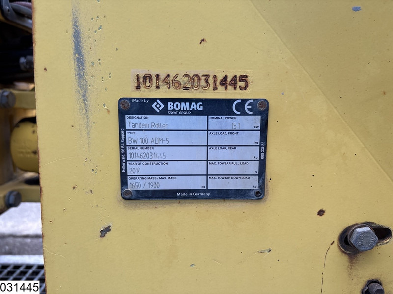 Bomag BW 100ADM-5 15,1KW, 1613h - مدحلة: صور 5 Bomag BW 100ADM-5 15,1KW, 1613h - مدحلة: صور 5