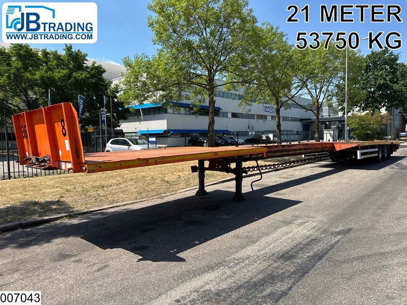 Broshuis open laadbak Extandable 21 Meter, 53750 kg - نصف مقطورة مسطحة: صور 1 Broshuis open laadbak Extandable 21 Meter, 53750 kg - نصف مقطورة مسطحة: صور 1