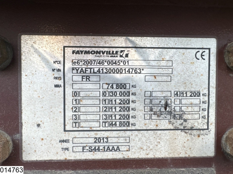 Faymonville Lowbed 74,800 kg, Extendable, Steering axle, Remote - عربة مسطحة منخفضة نصف مقطورة: صور 4 Faymonville Lowbed 74,800 kg, Extendable, Steering axle, Remote - عربة مسطحة منخفضة نصف مقطورة: صور 4