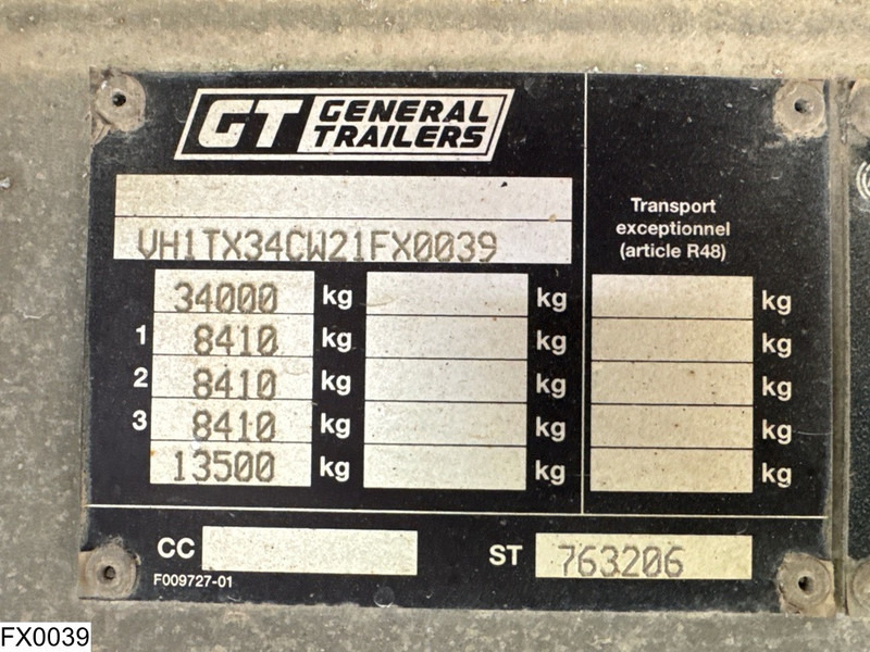 GENERAL TRAILERS kipper 29,6 m3, lift axle - قلابة نصف مقطورة: صور 4 GENERAL TRAILERS kipper 29,6 m3, lift axle - قلابة نصف مقطورة: صور 4