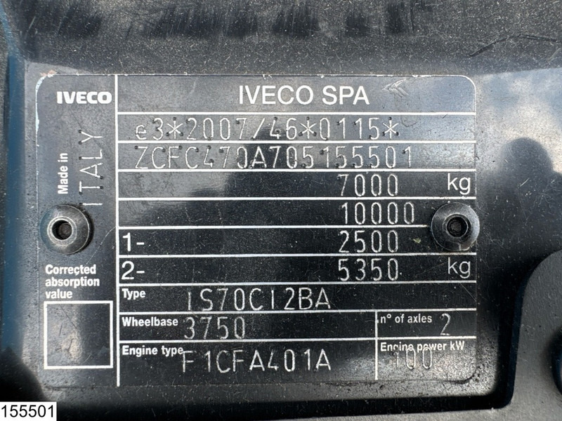 Iveco 70C14 EURO 6, Dhollandia, Engine problem - بصندوق مغلق شاحنة: صور 5 Iveco 70C14 EURO 6, Dhollandia, Engine problem - بصندوق مغلق شاحنة: صور 5