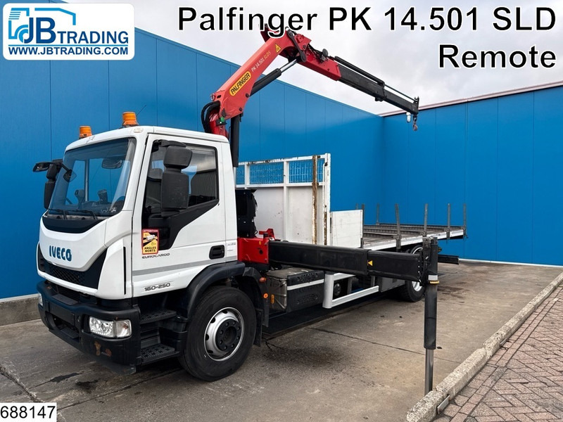 Iveco Eurocargo 160E25 EURO 6, Palfinger, Remote, Steel - شاحنات مسطحة, شاحنة كرين: صور 1 Iveco Eurocargo 160E25 EURO 6, Palfinger, Remote, Steel - شاحنات مسطحة, شاحنة كرين: صور 1