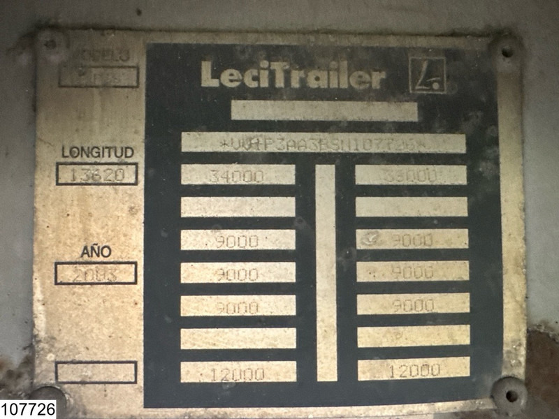Lecitrailer Tautliner lift axle - الخيمة نصف مقطورة: صور 4 Lecitrailer Tautliner lift axle - الخيمة نصف مقطورة: صور 4