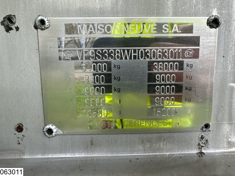 MAISONNEUVE Food 26,000 litres, 1 compartment - نصف مقطورة صهريج: صور 4 MAISONNEUVE Food 26,000 litres, 1 compartment - نصف مقطورة صهريج: صور 4