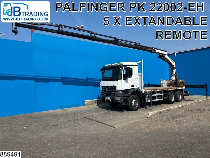 Mercedes-Benz Arocs 2636 6X4, EURO 6, Steel suspension, Palfinger - شاحنات مسطحة, شاحنة كرين: صور 1 Mercedes-Benz Arocs 2636 6X4, EURO 6, Steel suspension, Palfinger - شاحنات مسطحة, شاحنة كرين: صور 1
