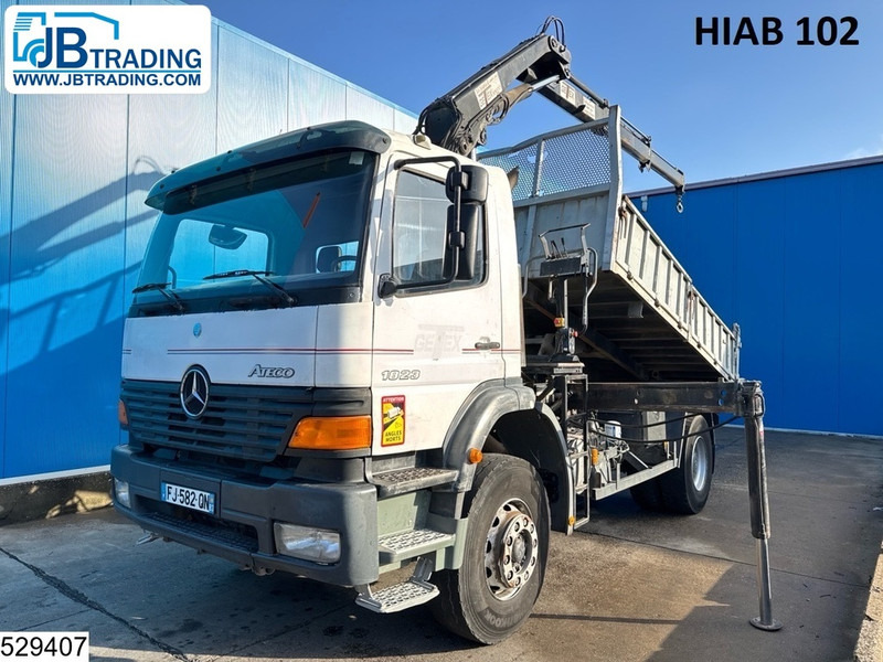 Mercedes-Benz Atego 1828 Manual, Steel Suspension, HIAB - قلابات, شاحنة كرين: صور 1 Mercedes-Benz Atego 1828 Manual, Steel Suspension, HIAB - قلابات, شاحنة كرين: صور 1