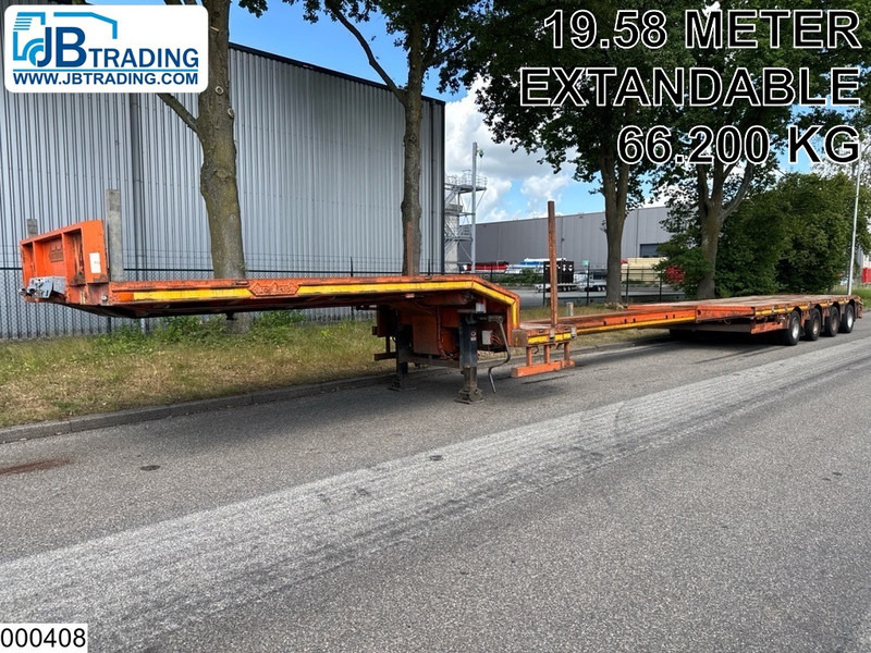 Nooteboom Lowbed 19.58 Meter, Extandable, Twistlocks - عربة مسطحة منخفضة نصف مقطورة: صور 1 Nooteboom Lowbed 19.58 Meter, Extandable, Twistlocks - عربة مسطحة منخفضة نصف مقطورة: صور 1