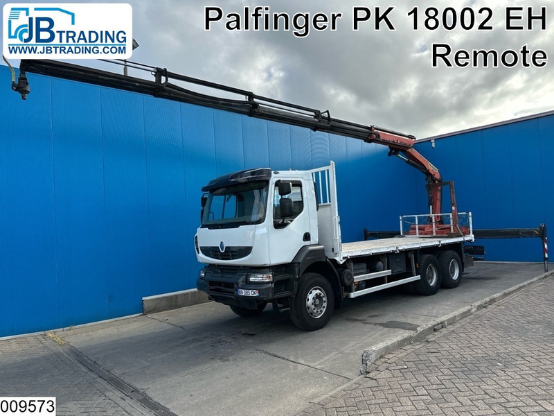 Renault Kerax 380 Dxi 6X4, EURO 6, Retarder, Palfinger, Remote - شاحنات مسطحة, شاحنة كرين: صور 1 Renault Kerax 380 Dxi 6X4, EURO 6, Retarder, Palfinger, Remote - شاحنات مسطحة, شاحنة كرين: صور 1