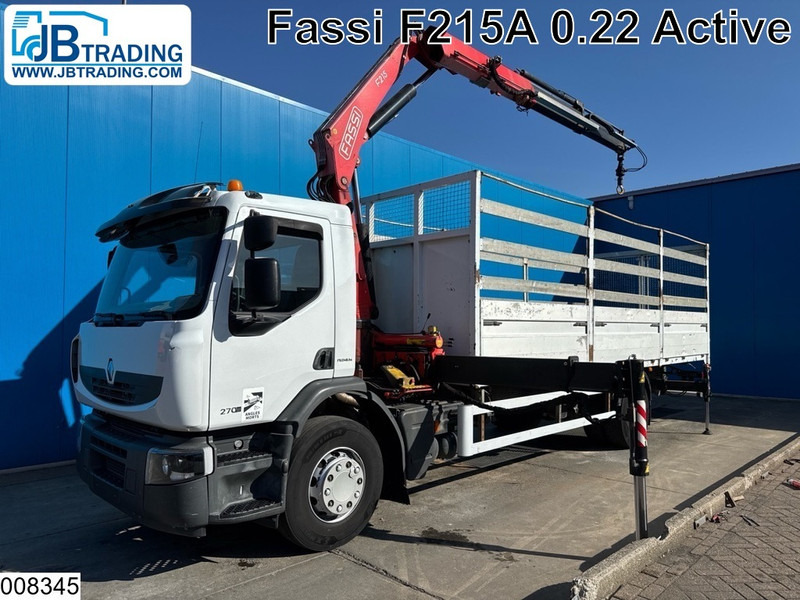Renault Premium 270 Dxi EURO 5, Fassi, Manual - شاحنات مسطحة, شاحنة كرين: صور 1 Renault Premium 270 Dxi EURO 5, Fassi, Manual - شاحنات مسطحة, شاحنة كرين: صور 1