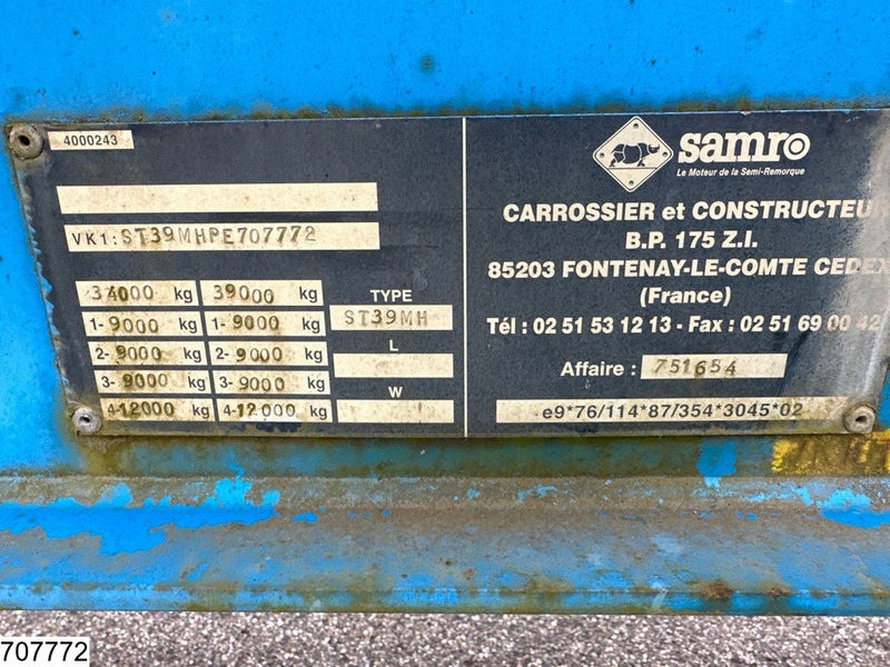Samro Gasflessen - نصف مقطورة مسطحة: صور 4 Samro Gasflessen - نصف مقطورة مسطحة: صور 4