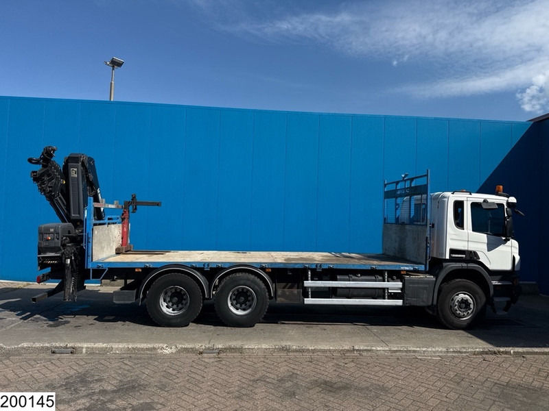 شاحنات مسطحة, شاحنة كرين Scania P 410 6x4, EURO 6, Retarder, HIAB, Remote: صور 8