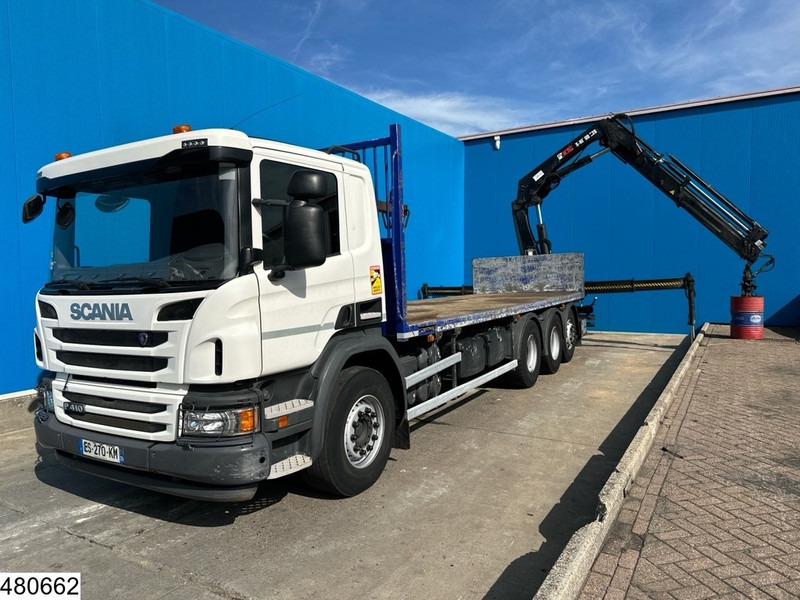 Scania P 410 8x4, EURO 6, HIAB, Remote, Steeringaxle - شاحنات مسطحة, شاحنة كرين: صور 5 Scania P 410 8x4, EURO 6, HIAB, Remote, Steeringaxle - شاحنات مسطحة, شاحنة كرين: صور 5