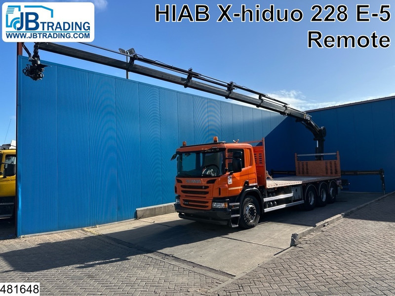 Scania P 410 8x4, EURO 6, HIAB, Remote - شاحنات مسطحة, شاحنة كرين: صور 1 Scania P 410 8x4, EURO 6, HIAB, Remote - شاحنات مسطحة, شاحنة كرين: صور 1