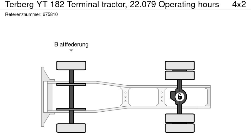 Terberg YT 182 Terminal tractor, 22.079 Operating hours إيجار Terberg YT 182 Terminal tractor, 22.079 Operating hours: صور 14