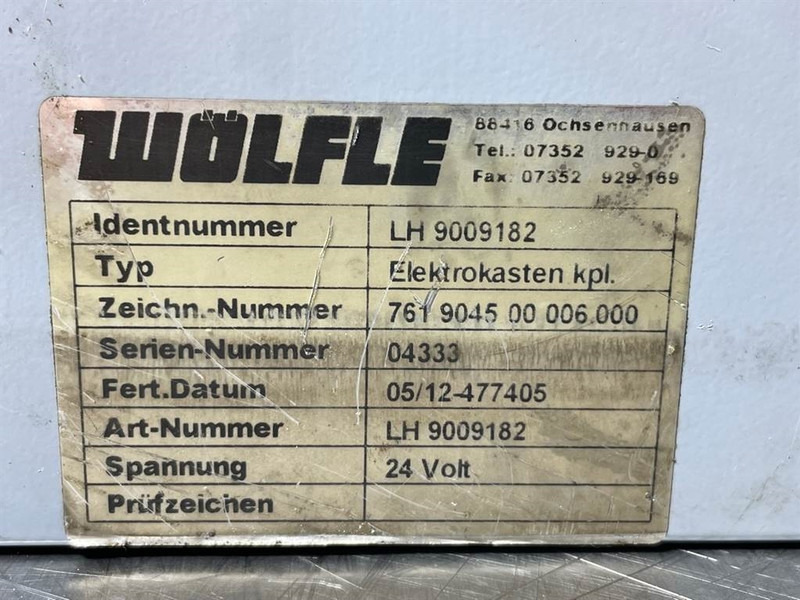 Liebherr A924B-9009182-Switch kabinet/Schaltschrank - النظام الكهربائي - آلات البناء: صور 4 Liebherr A924B-9009182-Switch kabinet/Schaltschrank - النظام الكهربائي - آلات البناء: صور 4