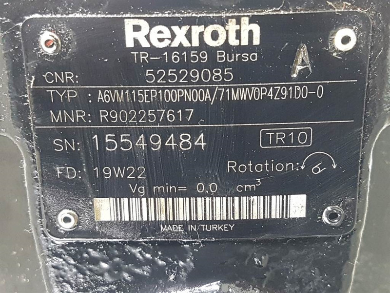 Manitou MLT630/730-Rexroth A6VM115EP100PN00A-Drive motor - علم السوائل المتحركة - آلات البناء: صور 4 Manitou MLT630/730-Rexroth A6VM115EP100PN00A-Drive motor - علم السوائل المتحركة - آلات البناء: صور 4