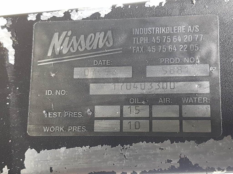 Nissens 170403300 - Oil Cooler/Kühler/Koeler - المحرك و قطع الغيار - آلات البناء: صور 4 Nissens 170403300 - Oil Cooler/Kühler/Koeler - المحرك و قطع الغيار - آلات البناء: صور 4