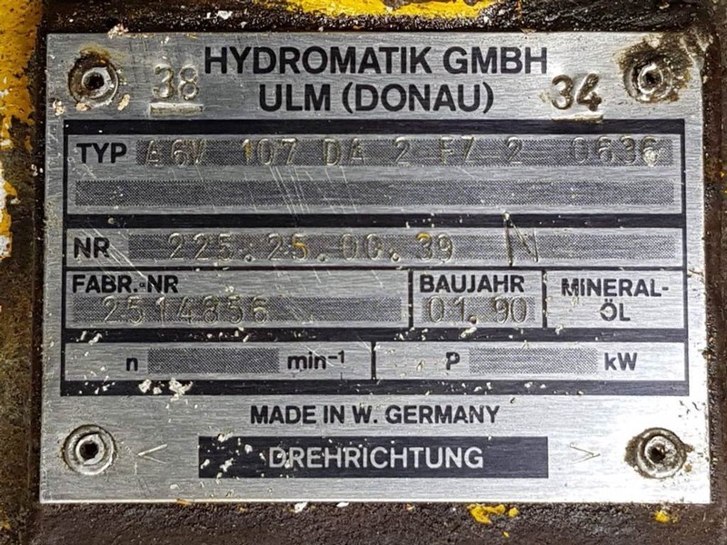 Zettelmeyer ZL1001-Hydromatik A6V107DA2FZ20636-Drive motor - علم السوائل المتحركة: صور 4 Zettelmeyer ZL1001-Hydromatik A6V107DA2FZ20636-Drive motor - علم السوائل المتحركة: صور 4