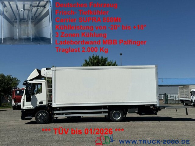 Iveco 120E22 Frisch- Tiefkühler Supra850MT 3Zonen +LBW - مبردة شاحنة: صور 1 Iveco 120E22 Frisch- Tiefkühler Supra850MT 3Zonen +LBW - مبردة شاحنة: صور 1