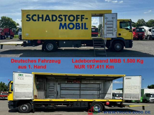 MAN TGM 15.250 Dünnschede Schadstoffmobil LBW 197TKM - بصندوق مغلق شاحنة: صور 1 MAN TGM 15.250 Dünnschede Schadstoffmobil LBW 197TKM - بصندوق مغلق شاحنة: صور 1