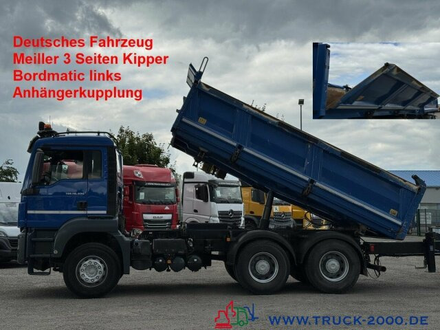 MAN TGS 26.400 6x4 Meiller 3 Seiten Kipper Bordmatik - قلابات: صور 1 MAN TGS 26.400 6x4 Meiller 3 Seiten Kipper Bordmatik - قلابات: صور 1