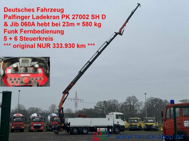 MAN TGS 26.400 PK 27002 SH+ Jib 25m Höhe 30m möglich - شاحنات مسطحة, شاحنة كرين: صور 1 MAN TGS 26.400 PK 27002 SH+ Jib 25m Höhe 30m möglich - شاحنات مسطحة, شاحنة كرين: صور 1