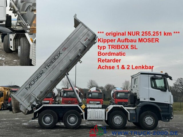 Mercedes-Benz Arocs 3248 8x4/4 Moser 3 Seiten Kipper Retarder - قلابات: صور 1 Mercedes-Benz Arocs 3248 8x4/4 Moser 3 Seiten Kipper Retarder - قلابات: صور 1