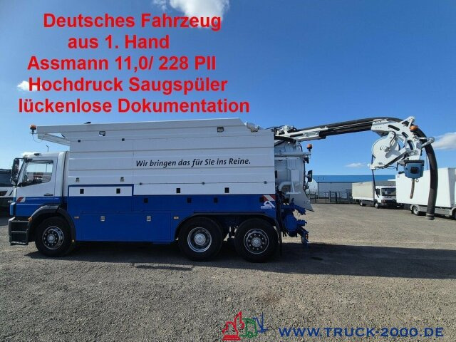 Mercedes-Benz Axor 2633 Hochdrucksaugspüler Assmann 9500 Liter - فراغ شاحنة: صور 1 Mercedes-Benz Axor 2633 Hochdrucksaugspüler Assmann 9500 Liter - فراغ شاحنة: صور 1