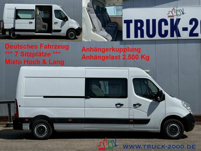 Opel Movano F3500 Mixto 7 Sitzer Hoch & Lang + AHK - فان: صور 1 Opel Movano F3500 Mixto 7 Sitzer Hoch & Lang + AHK - فان: صور 1