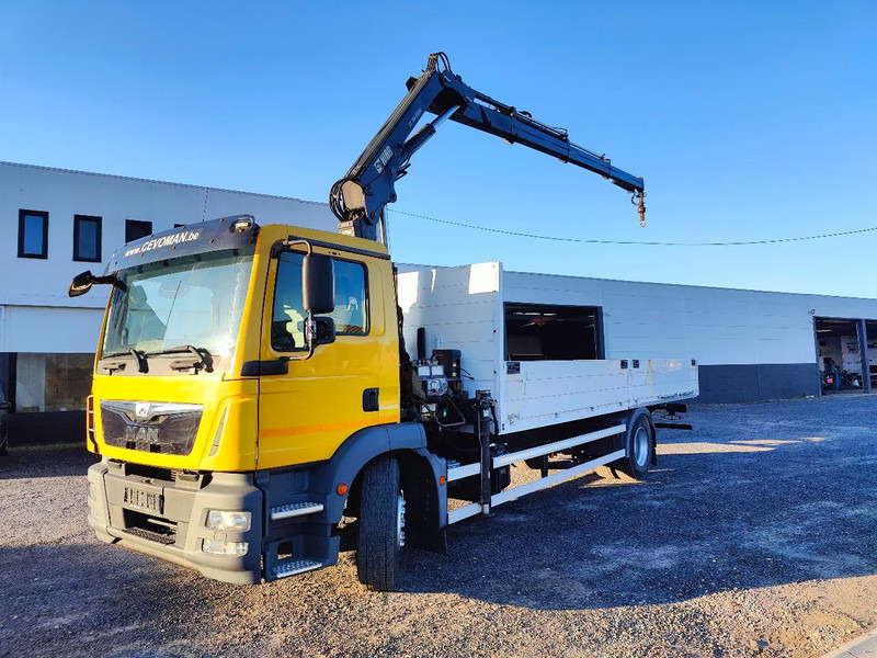 MAN TGM 18.250 Open box + HIAB 166-3 - شاحنات مسطحة, شاحنة كرين: صور 1 MAN TGM 18.250 Open box + HIAB 166-3 - شاحنات مسطحة, شاحنة كرين: صور 1