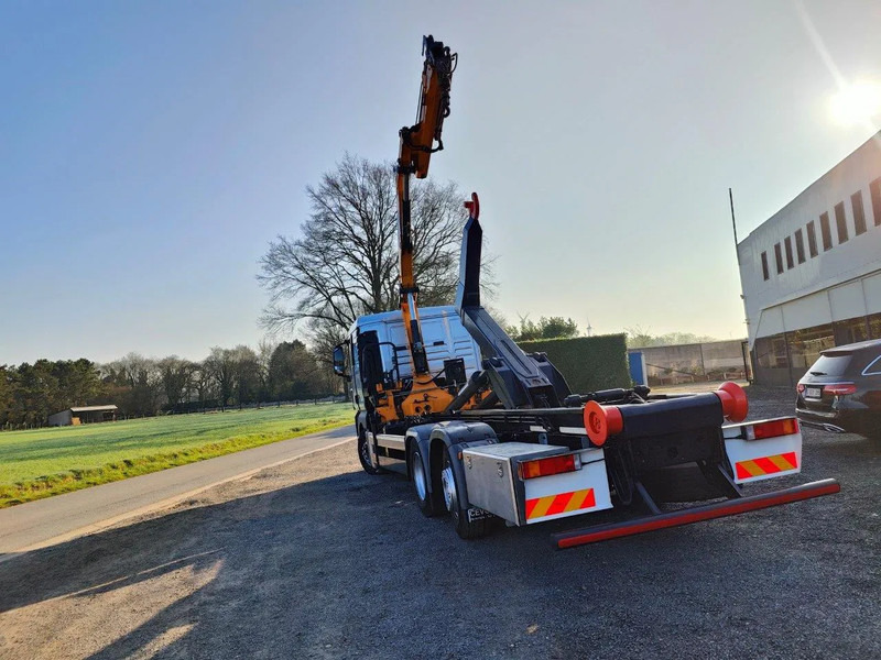 MAN TGX 26.400 6x2 Euro5 Container LEEBUR + Crane Effer 145 - شاحنة ذات الخطاف, شاحنة كرين: صور 3 MAN TGX 26.400 6x2 Euro5 Container LEEBUR + Crane Effer 145 - شاحنة ذات الخطاف, شاحنة كرين: صور 3