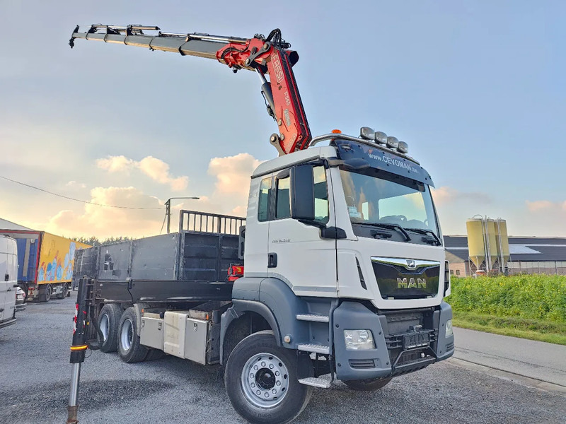 MAN Tridem 8x4 Euro6 Kipper Kraan Fassi F365 - قلابات, شاحنة كرين: صور 1 MAN Tridem 8x4 Euro6 Kipper Kraan Fassi F365 - قلابات, شاحنة كرين: صور 1