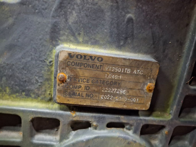 Volvo VT2501TB ATC - علبة التروس: صور 5 Volvo VT2501TB ATC - علبة التروس: صور 5