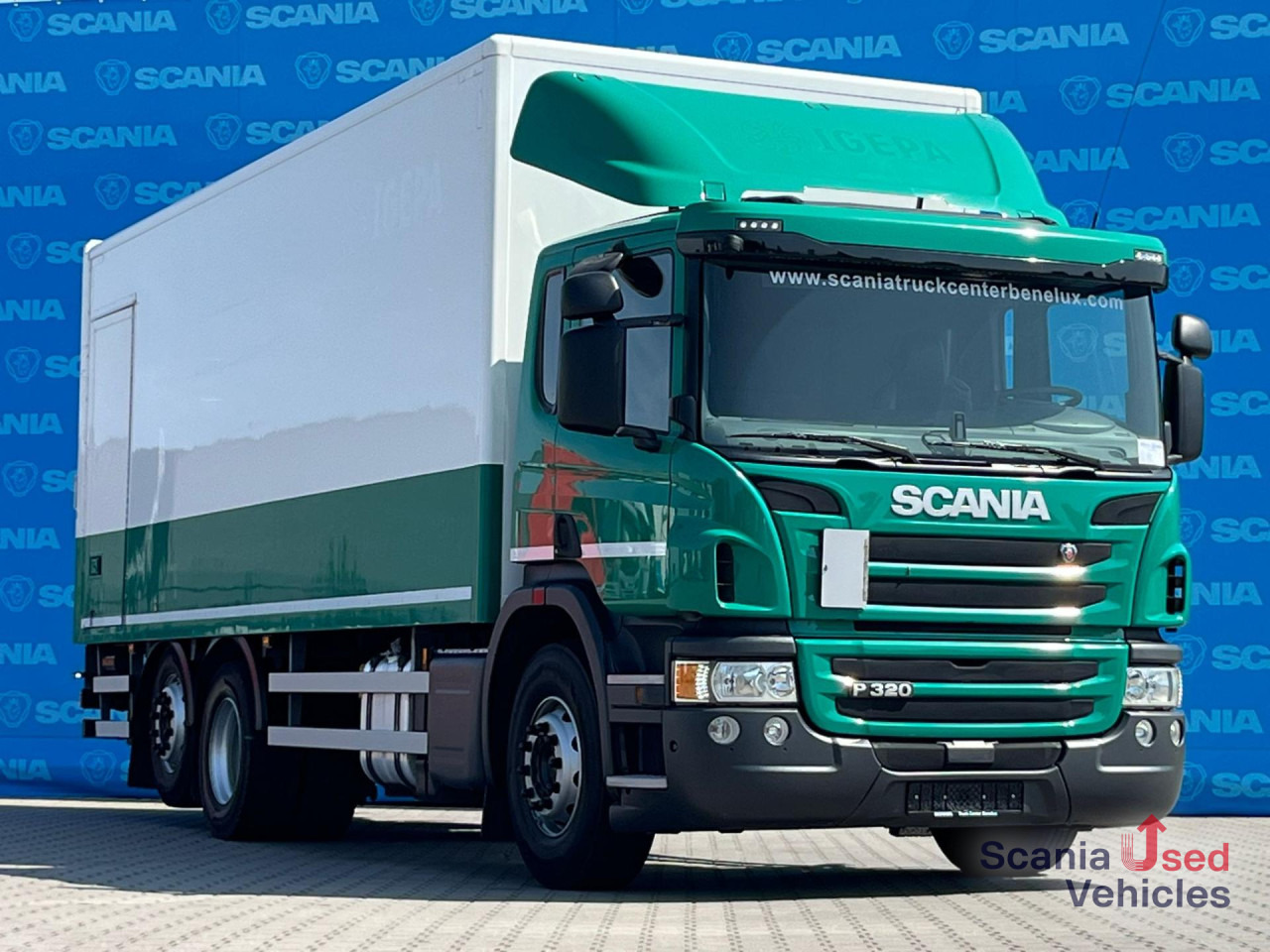بصندوق مغلق شاحنة SCANIA P 320 DB6x2*4MNB RETARDER FULL AIR 8T TAIL LIFT 2T: صور 8