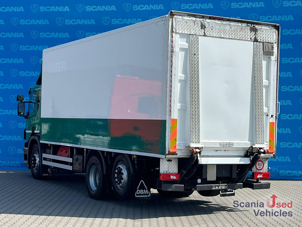 بصندوق مغلق شاحنة SCANIA P 320 DB6x2*4MNB RETARDER FULL AIR 8T TAIL LIFT 2T: صور 9